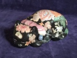 Decorative Ceramic Cat with Oriental Makers Mark