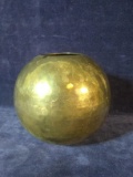 Hammered Brass Vase