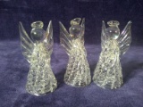 Collection 3 Spun Glass Angels