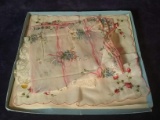 Vintage Linens-Printed Cotton Handkerchiefs