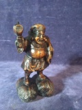 Contemporary Resin Old Man w/ Sack Figure