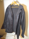 BL-Leather and Fleece Lined Jacket-Ladies-Large