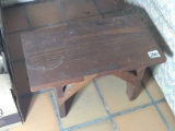 Custom Wooden Footstool
