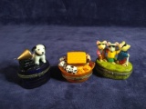 Collection 3 Novelty Hinged Trinket Boxes