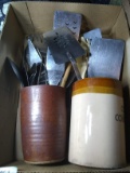 BL-NC Pottery Spoon Holders with Contents