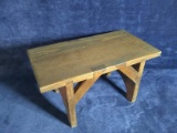 Custom Wooden Footstool