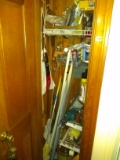 Closet Clean Out-Cleaning Supplies, Ironing Board, Crock Pot -PICK UP ONLY -NO SHIPPING -MUST TAKE A