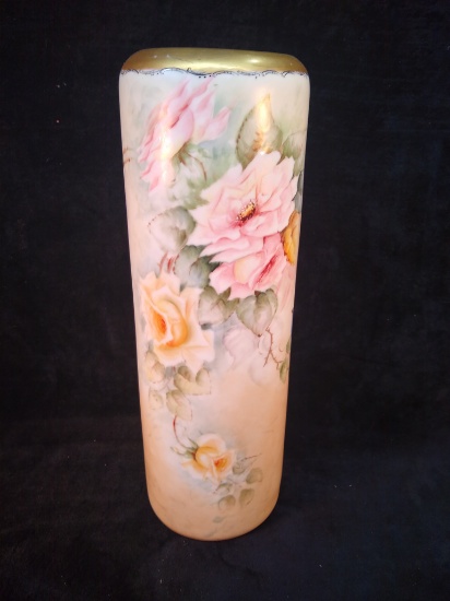 Antique Hand painted Vase Vienna Austria