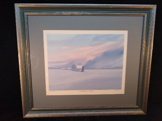 Framed and Matted Print-December Dream by Louis Jones (Artist Proof)