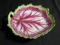 Hand painted Andrea Sadek Leaf Bowl