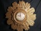 Vintage Artco 8 Day Sunburst Clock