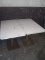 Pair Restaurant Laminate Top Metal Base Tables