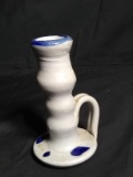Williamsburg Pottery Nappy Candlestick
