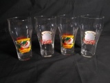 Collection 4 Coca Cola Happy Holiday Glasses