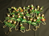 Collection Antique Felt and Pipe Cleaner Christmas Figures