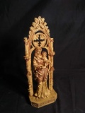 Resin Mother of Mary and Child Figure