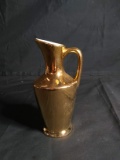 Gold Overlay Pitcher