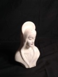 Ceramic Mother of Mary Figure-chip on base