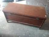 Vintage Mahogany Cedar Lined Blanket Chest