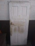 Antique Wooden 5 Panel Door