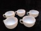 Collection of 5 Milk Glass Mugs