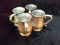 Collection of 4 Pewter Mugs