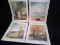 Collection of 4 Unframed Prints 12.5x16