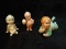 Collection of 3 Vintage Porcelain Cupid and Piano Babies