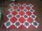 Vintage Red/White/Blue Southern Quilt