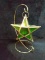 Stained Glass Votive Star with Stand