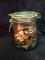 Storage Jar with Vintage Buttons