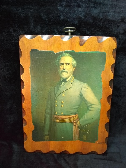 General Grant decoupage Plaque