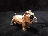 Aluminum Painted Bulldog Figure
