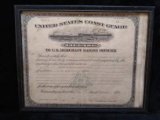 Framed Document, License Merchant MArine Officer USCG 1945