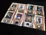 Collection of 8 Assorted Authentic Jersey Trading Cards
