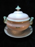Vintage Ceramic Tureen with Underplate
