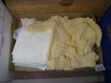BL-Hand Crochet Baby Sweater and Linens