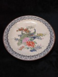 Oriental Decorated Plate with Peacock