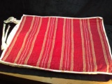Red and Ivory Catalog Quilt Pillow Sham