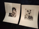 Collection of 2 Unframed Prints  K. Hare 12.5x17