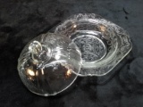Clear Madrid Butter Dish