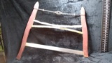Vintage Wooden Bow Saw