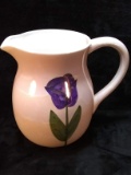 Ceramic Iridescent Tulip Pitcher
