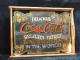 Vintage Mirrored Coca Cola Serving Tray