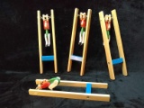Collection of 4 Wooden Novelty Toys