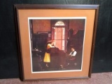 Framed and MAtted Print, The Marriage License, N. Rockwell