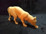 Carved Wooden Panther