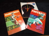 Collection 2 Golden Sports Books and NFL Playbook