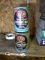 Collection 2 Vintage STP Engine Coolant Cans with Contents