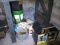Cabinet Clean Out-Plastic Tubs, Drip Pans, Galvanized Bucket, Paint Accessories-BUYER MUST TAKE ALL-